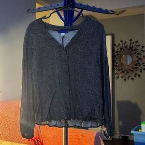 Black and White Polka Dot Blouse